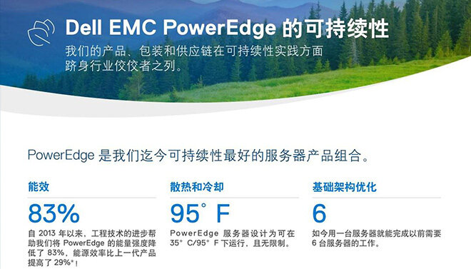 Dell PowerEdge 的可持续性