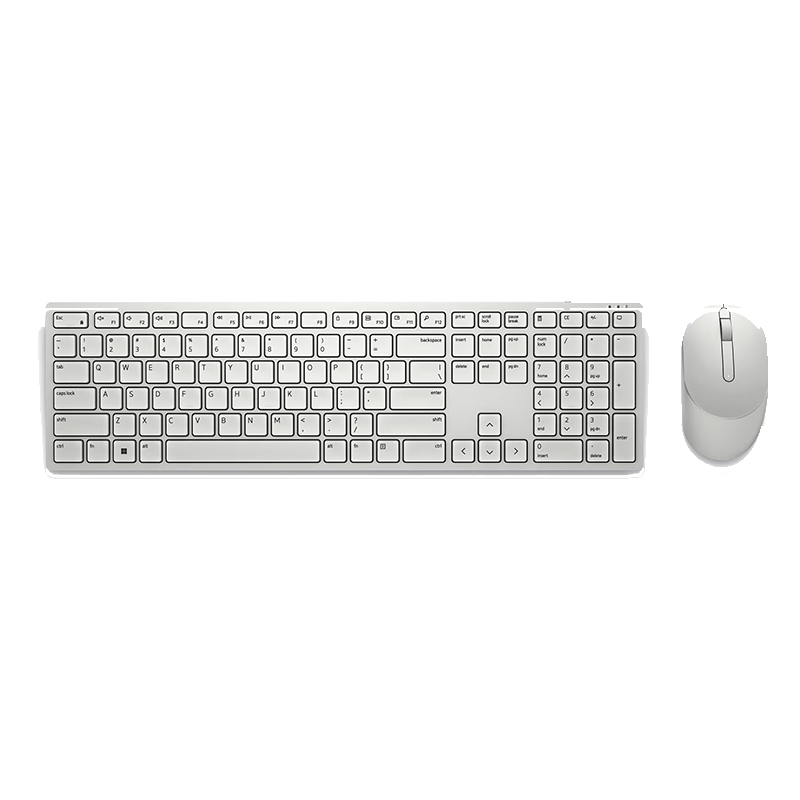 戴尔 Pro 无线键盘及鼠标（美式英语）- KM5221W 白色